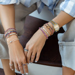 Load image into Gallery viewer, Odd One Out Bracelet | Pink Sapphires - HIBA JABER