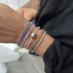 عرض الصورة في المعرض، Odd One Out Choker I Tanzanite & Green Emerald - HIBA JABER