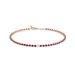 Load image into Gallery viewer, Odd One - Out Choker | Red Rubies - HIBA JABER