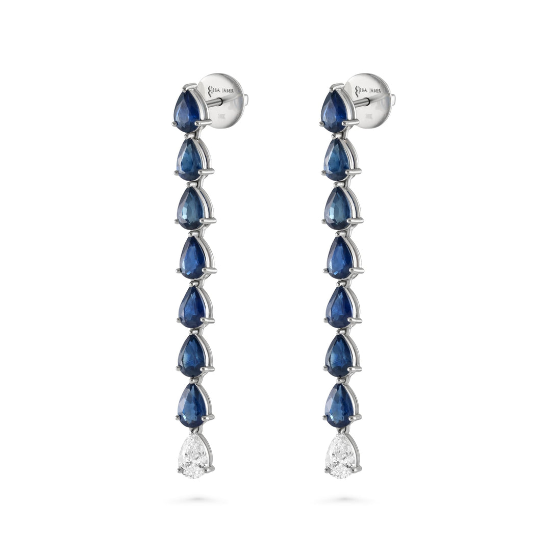 Odd One - Out Earrings 2.0 | Pink Sapphires - HIBA JABER