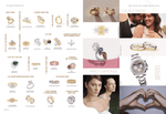 Load image into Gallery viewer, Odd One Out Heart Ring | Pink Sapphires - HIBA JABER