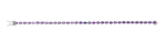 Load image into Gallery viewer, Odd One Out Pear - Purple Amethyst Bracelet - HIBA JABER
