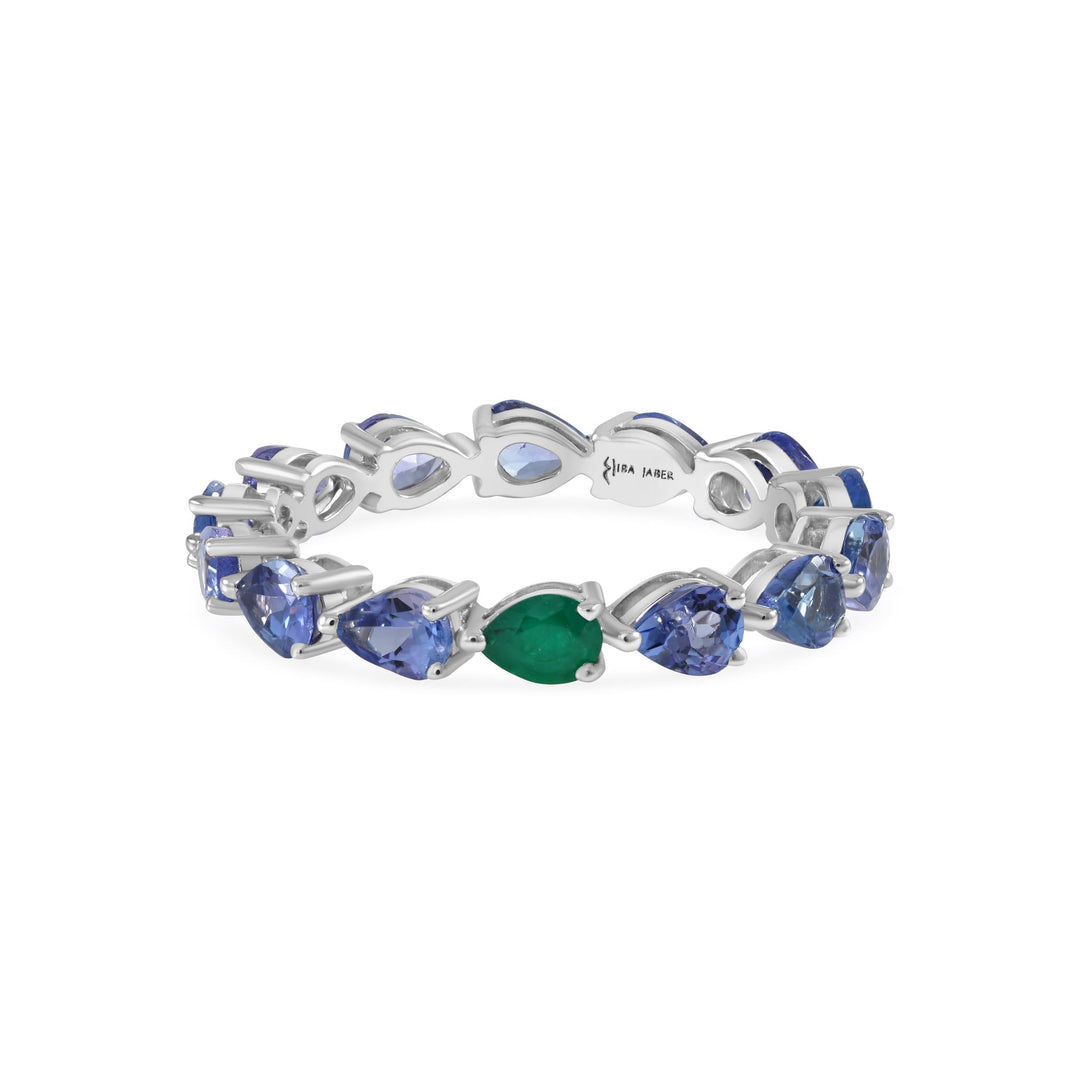 Odd One Out Ring - Purple Amethyst - HIBA JABER
