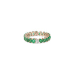 Load image into Gallery viewer, Odd One Out - Two Shapes - Green Emeralds - HIBA JABER