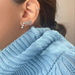 Load image into Gallery viewer, One Letter Stud - Single Piece Rose Gold - HIBA JABER