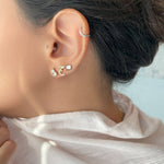 Load image into Gallery viewer, One Letter Stud - Single Piece Rose Gold - HIBA JABER