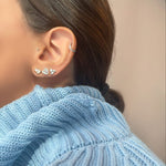 Load image into Gallery viewer, One Letter Stud - Single Piece Rose Gold - HIBA JABER