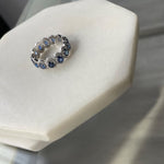 تحميل الصورة في عارض المعرض, Oval Blue Sapphire and Diamond Ring - HIBA JABER