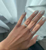 تحميل الصورة في عارض المعرض, Oval Diamond Eternity Ring - HIBA JABER