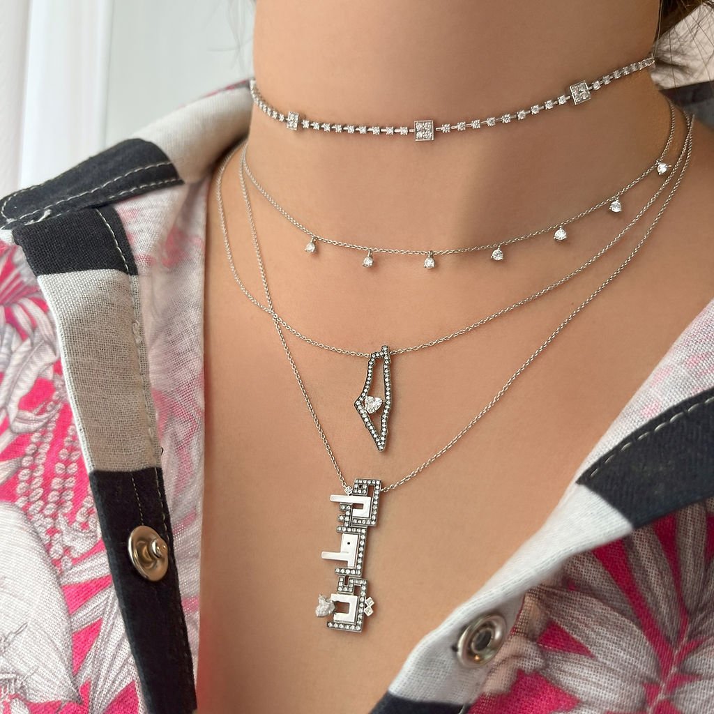 Palestine Map Necklace - HIBA JABER