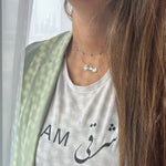 Load image into Gallery viewer, Palestine Necklace - Vertical - HIBA JABER