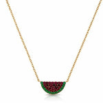 Load image into Gallery viewer, Palestine Watermelon Necklace - HIBA JABER