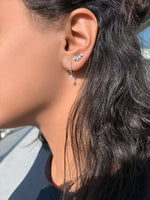 عرض الصورة في المعرض، Pear Drop Hoops - Earring Piece - HIBA JABER
