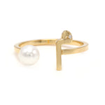 Load image into Gallery viewer, Pearl Drop Ring - Plain - HIBA JABER
