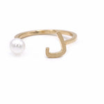 Load image into Gallery viewer, Pearl Drop Ring - Plain - HIBA JABER