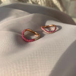 تحميل الصورة في عارض المعرض, Pink Lined Infinity Ring - HIBA JABER