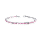 تحميل الصورة في عارض المعرض, Pink Sapphire Bracelet /2.5 - HIBA JABER