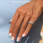 Load image into Gallery viewer, Pinki Bold Infinity Ring/ Diamonds - HIBA JABER