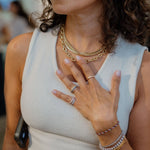 Load image into Gallery viewer, Pinki Bold Infinity Ring/ Dual Gold - HIBA JABER