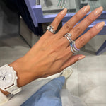 Load image into Gallery viewer, Pinki Femininity Infinity Bold Ring - Colored Enamel - HIBA JABER