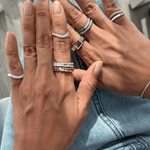 Load image into Gallery viewer, Pinki Femininity Infinity Bold Ring - Enamel - HIBA JABER