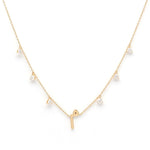 Load image into Gallery viewer, Plain Initial Hanging Necklace - HIBA JABER