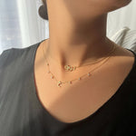 Load image into Gallery viewer, Plain Initial Hanging Necklace - HIBA JABER