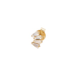 Load image into Gallery viewer, Quatro Baguette Diamond Earring - Per Side - HIBA JABER