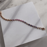 Load image into Gallery viewer, Rainbow Sapphire Pear Bracelet - HIBA JABER