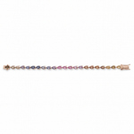 Load image into Gallery viewer, Rainbow Sapphire Pear Bracelet - HIBA JABER