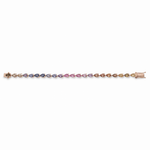 Load image into Gallery viewer, Rainbow Sapphire Pear Bracelet - HIBA JABER