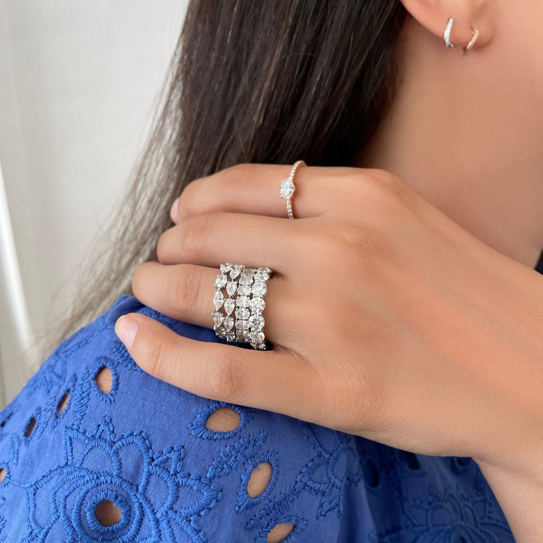 Round Diamond eternity Band / 2cts - HIBA JABER