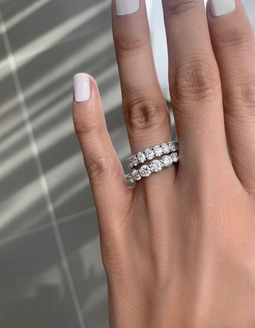 Round Diamond eternity Band / 2cts - HIBA JABER
