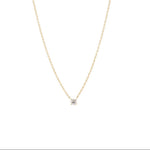 Load image into Gallery viewer, Round Diamond Solitaire Necklace / 0.3ct - HIBA JABER