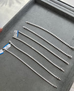 Load image into Gallery viewer, Round Diamond Tennis Bracelet / 0.30ct Each - HIBA JABER