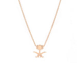 Load image into Gallery viewer, Saudi Emblem 18k Gold Necklace - HIBA JABER