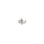 عرض الصورة في المعرض، Single Initial Earring Set in Diamonds | One Piece - HIBA JABER
