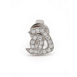 Load image into Gallery viewer, Single Initial Earring - With Diamonds/ Single Piece - HIBA JABER