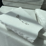 تحميل الصورة في عارض المعرض, Single Initial Earring With Hanging Chain - Single Piece - HIBA JABER