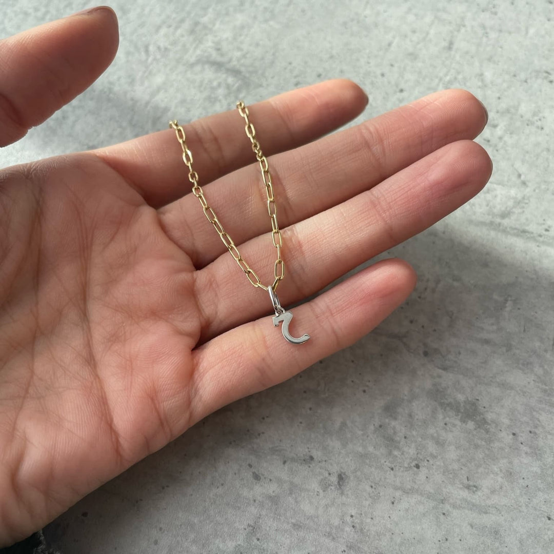 Single Initial Pendant | Plain - HIBA JABER