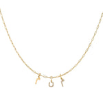 Load image into Gallery viewer, Single Initial Pendant | Set in Diamonds - HIBA JABER