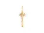 Load image into Gallery viewer, Single Initial Pendant | Set in Diamonds - HIBA JABER