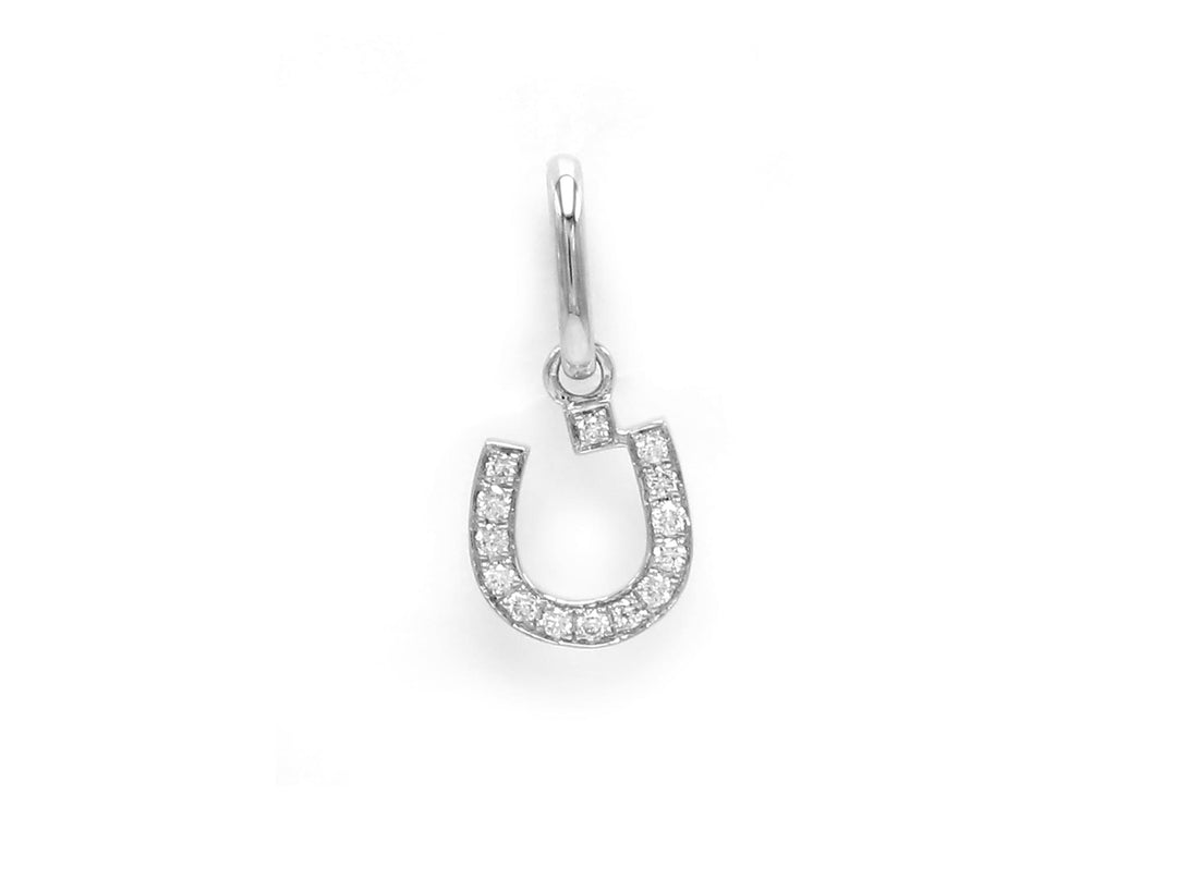Single Initial Pendant | Set in Diamonds - HIBA JABER