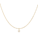 Load image into Gallery viewer, Single Initial Pendant | Set in Diamonds - HIBA JABER