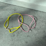 Load image into Gallery viewer, Single Initial Thread Bracelet - Set in Diamonds - HIBA JABER