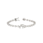 Load image into Gallery viewer, Spaced - Out Diamond Bracelet with Initials - HIBA JABER