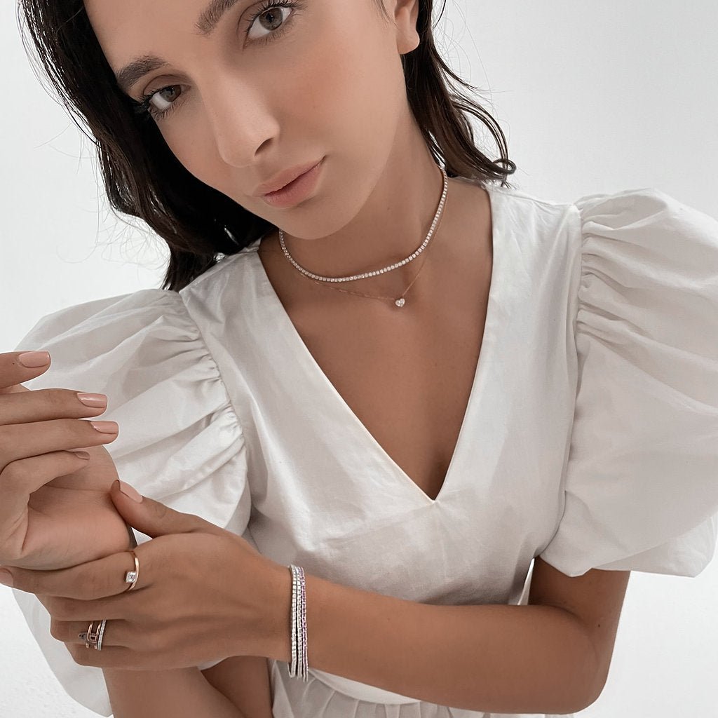 Tennis Bracelet / 5.05 cts - HIBA JABER