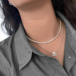 Load image into Gallery viewer, Tennis Necklace/ 6.2cts - HIBA JABER