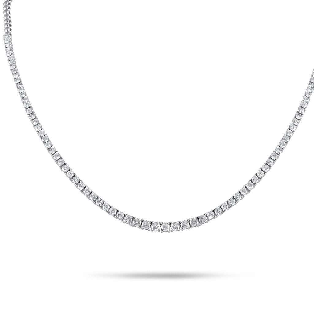 Tennis Necklace/ 6.2cts - HIBA JABER