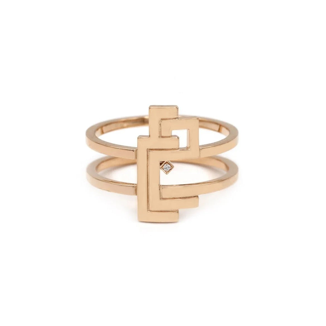 The Double Banded Ring - HIBA JABER